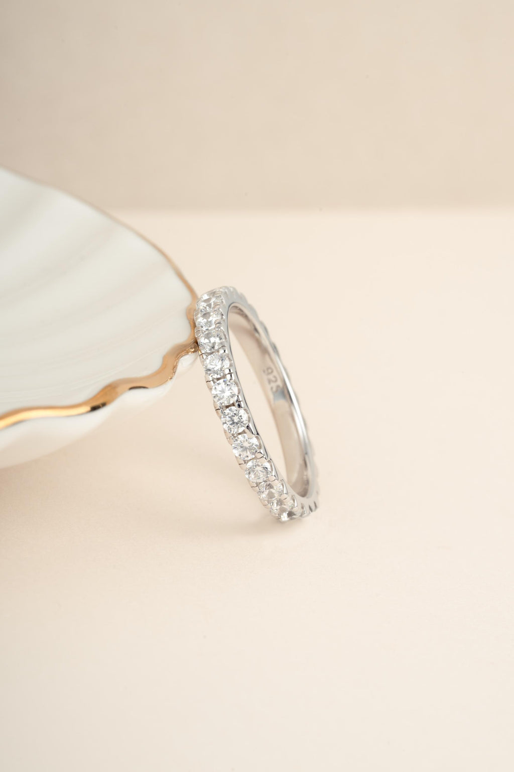 Eternity Ring by Sami Jewels, Diamond Ring, Promise Ring, Stackable Rings, Wedding Band, Eternity Band, Dainty Ring, Bridal Jewelry