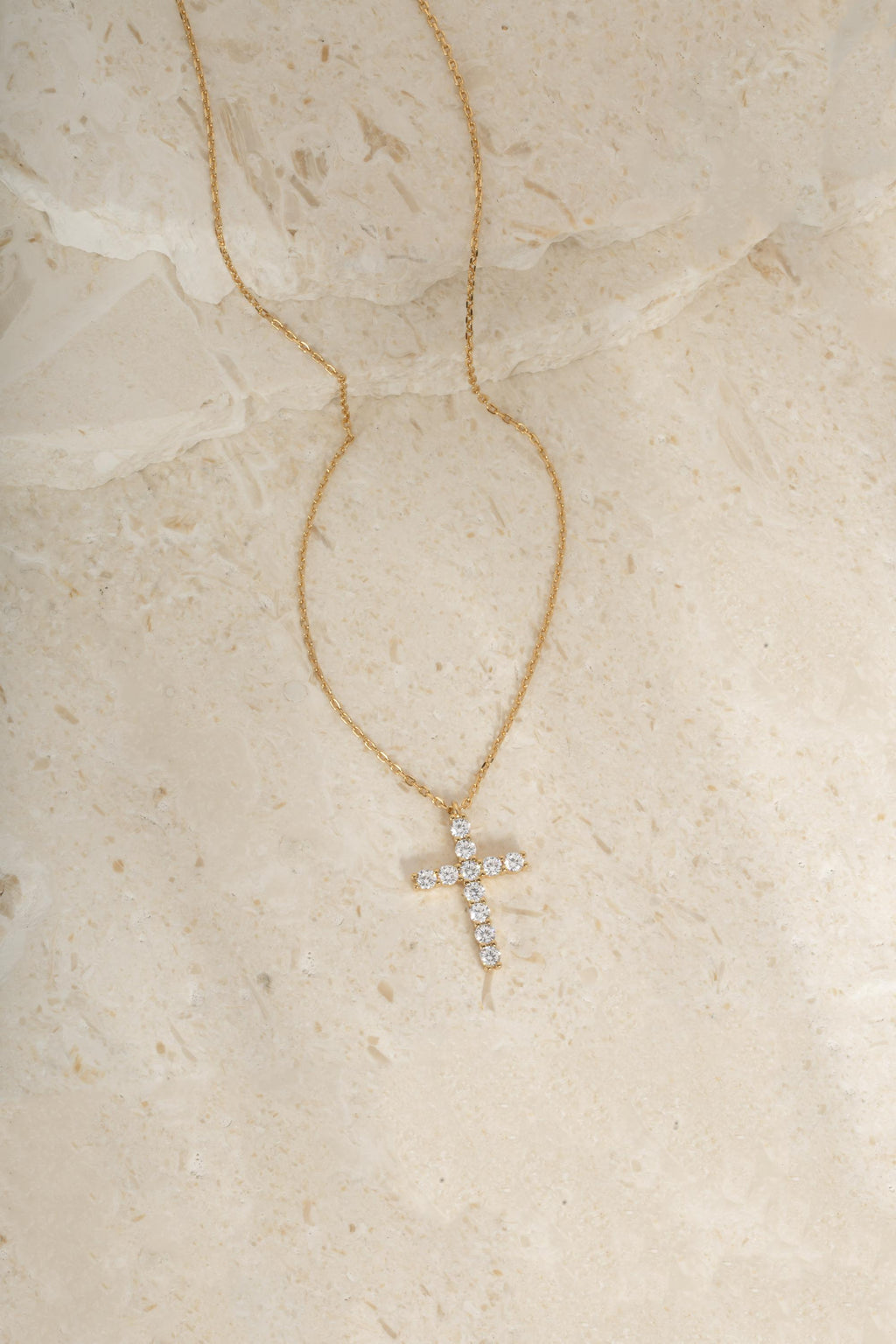 Cross Pendant Necklace by Sami Jewels, Christian Jewelry, Religious Jewelry, Diamond Cross Necklace