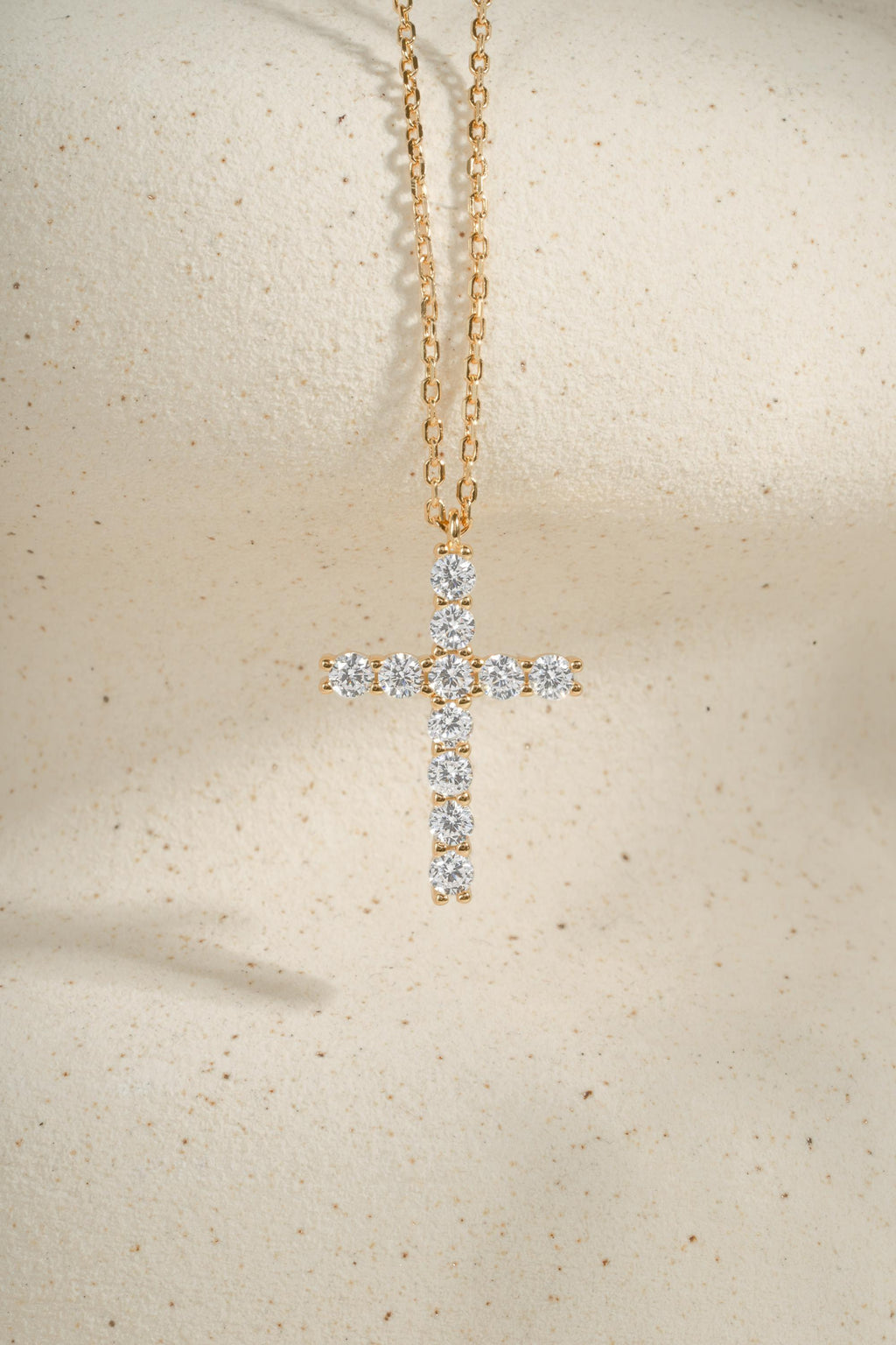 Cross Pendant Necklace by Sami Jewels, Christian Jewelry, Religious Jewelry, Diamond Cross Necklace
