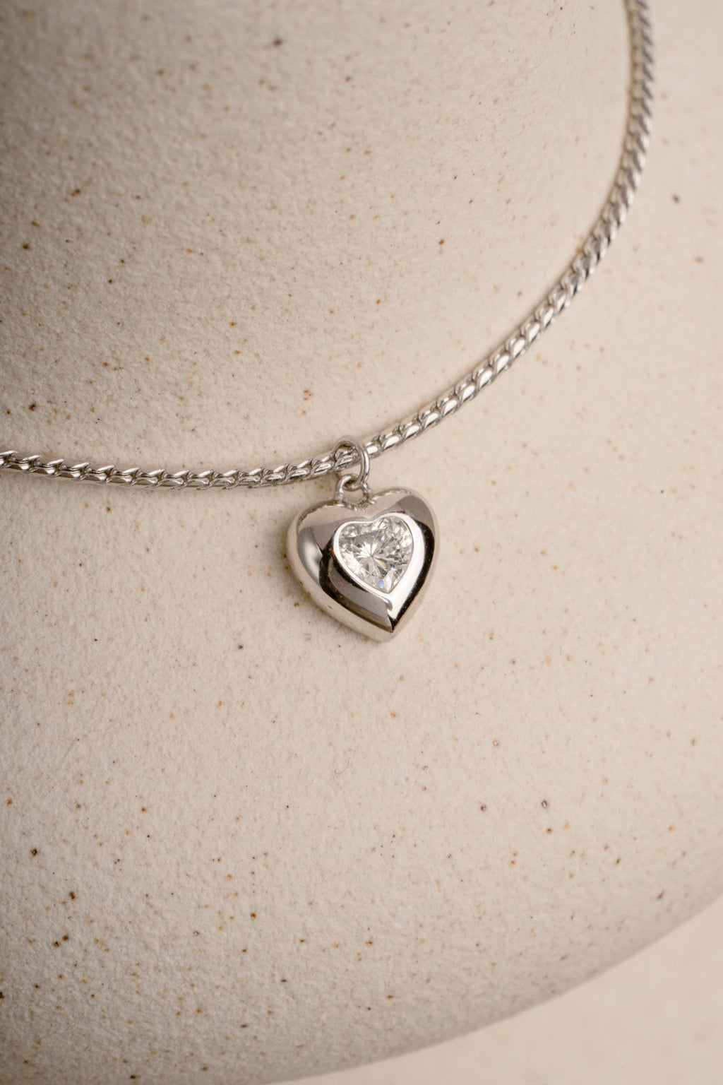 Heart Necklace by Sami Jewels, Love Necklace, Diamond Pendant, Chain Necklace, Pendant Necklace, Dainty Necklace, Anniversary Gift