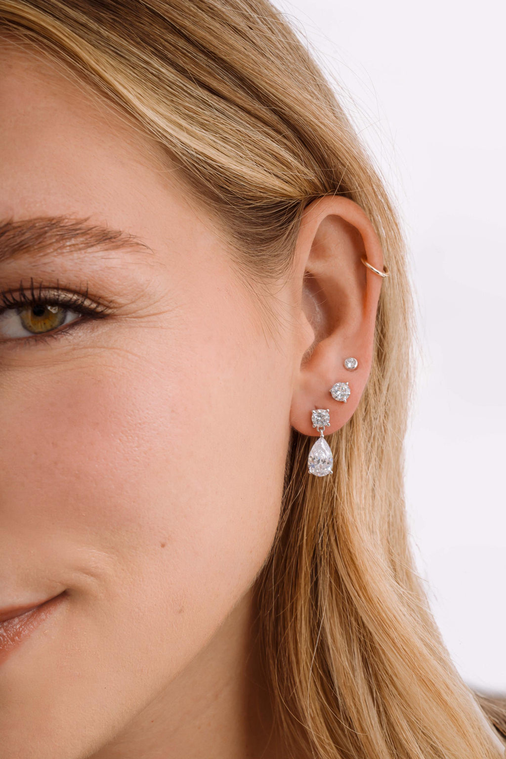 Pear Drop Earrings Sami Jewels, Diamond Dangle Earrings, Bridal Jewelry