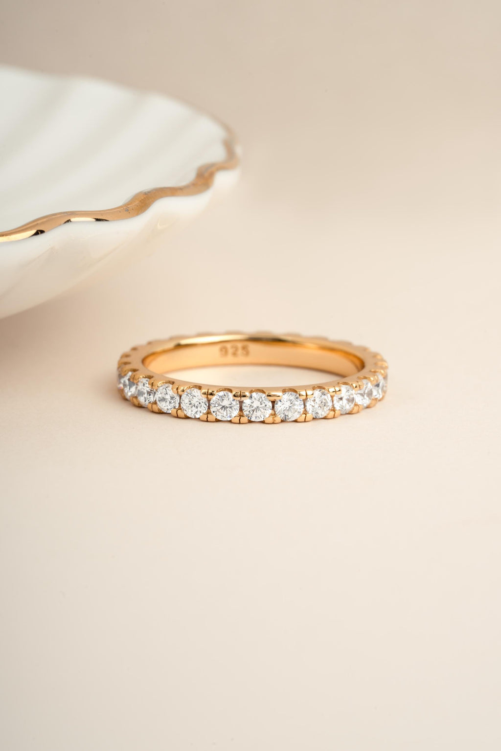 Eternity Ring by Sami Jewels, Diamond Ring, Promise Ring, Stackable Rings, Wedding Band, Eternity Band, Dainty Ring, Bridal Jewelry