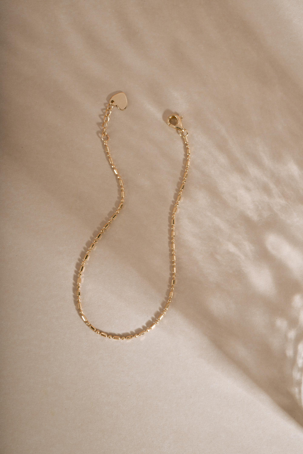 14K Gold Chain Link Bracelet by Sami Jewels, Solid Gold Bracelet, Minimalist Bracelet