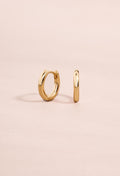 14K Solid Gold Simple Huggie Earrings by Sami Jewels, Small Hoop Earrings, Minimalist Earrings, 14K Gold Jewelry, Fine Jewelry