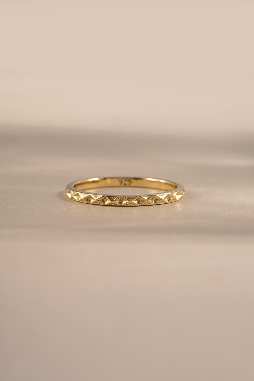 Geometric Stacking Ring by Sami Jewels, Sizes from 4-10, Dainty Ring, Stackable Ring, Minimalist Ring, Simple Ring, Sterling Silver Ring