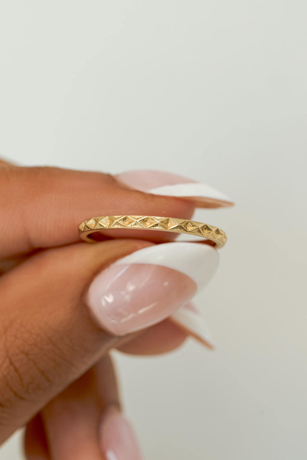 Geometric Stacking Ring by Sami Jewels, Sizes from 4-10, Dainty Ring, Stackable Ring, Minimalist Ring, Simple Ring, Sterling Silver Ring