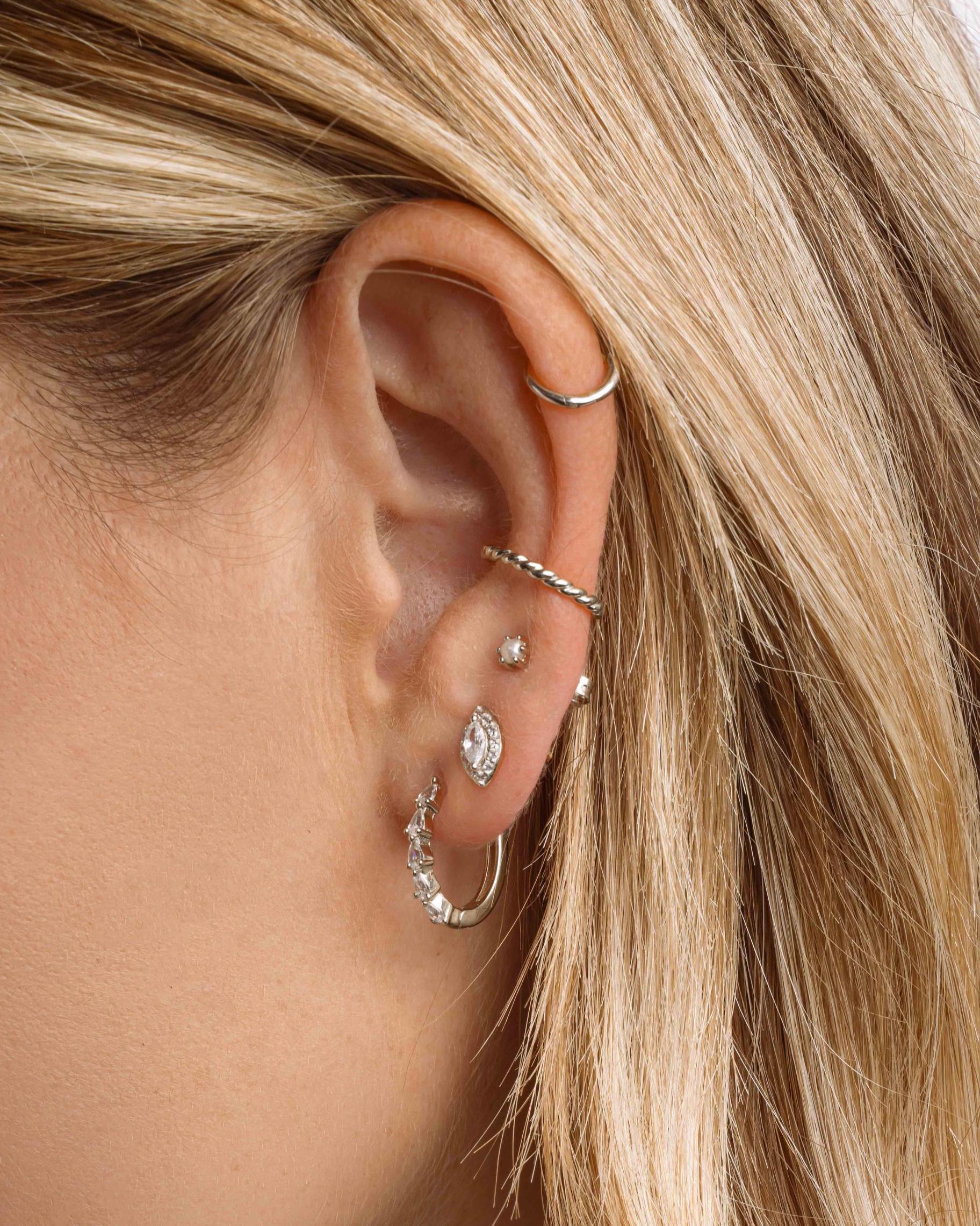 Marquise Earrings, Diamond Studs, Minimalist Stud Earrings