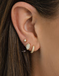 Marquise Earrings, Diamond Studs, Minimalist Stud Earrings