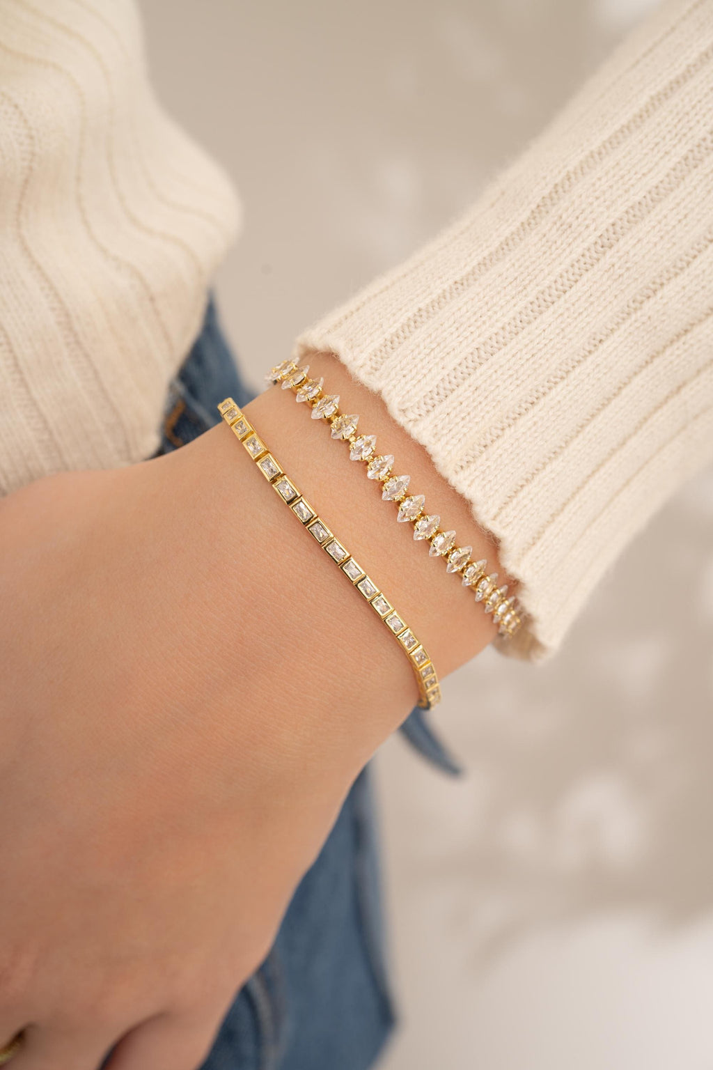 Marquise Tennis Bracelet, Diamond Bracelet, Dainty Bracelet, Gift for Her, Minimalist Bracelet