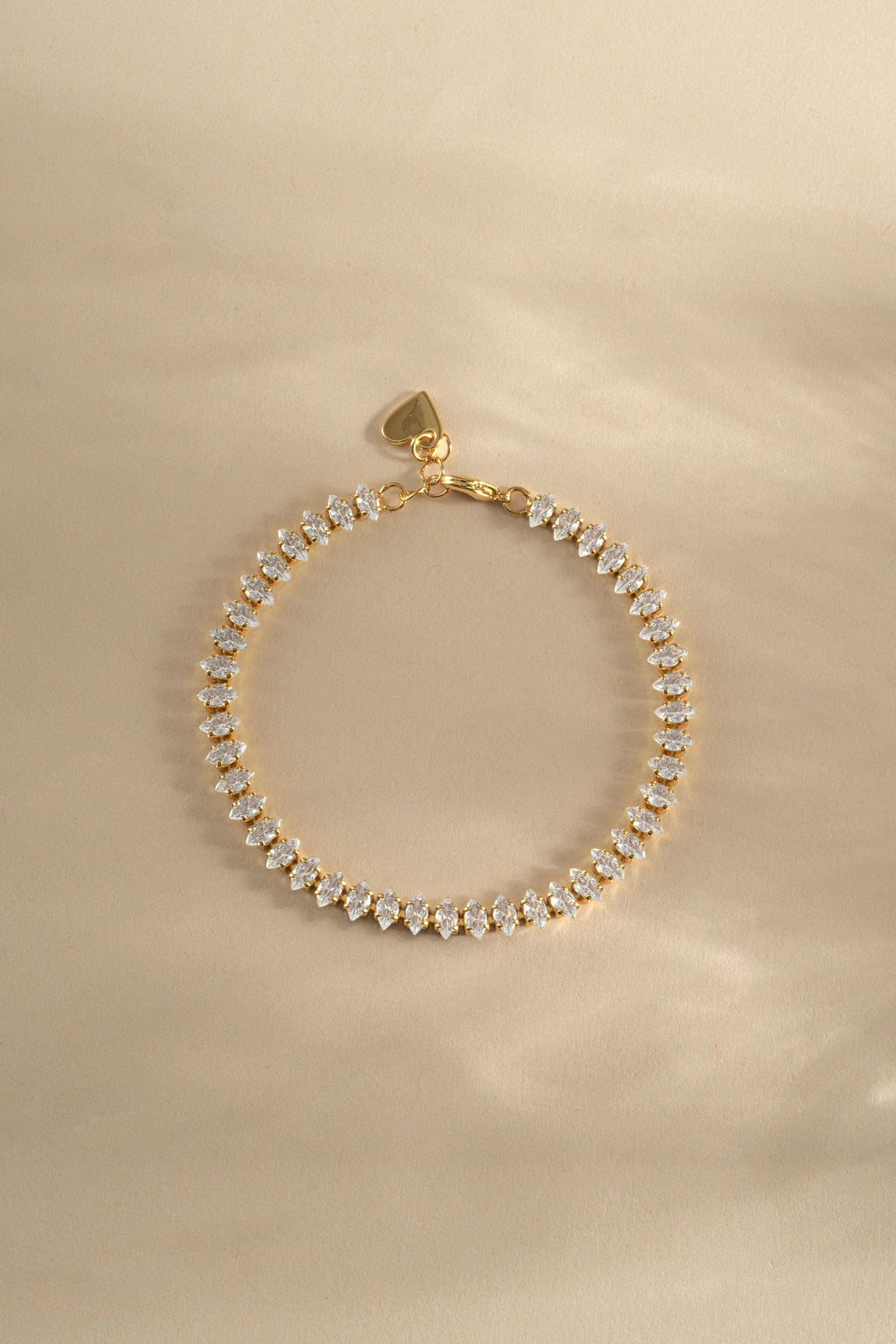 Marquise Tennis Bracelet, Diamond Bracelet, Dainty Bracelet, Gift for Her, Minimalist Bracelet