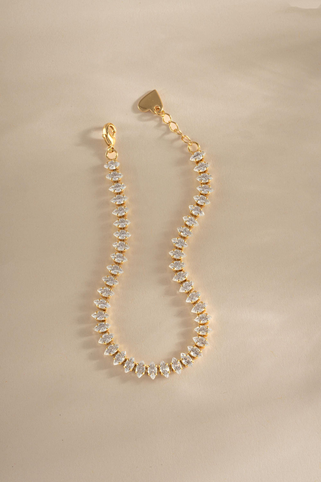 Marquise Tennis Bracelet, Diamond Bracelet, Dainty Bracelet, Gift for Her, Minimalist Bracelet