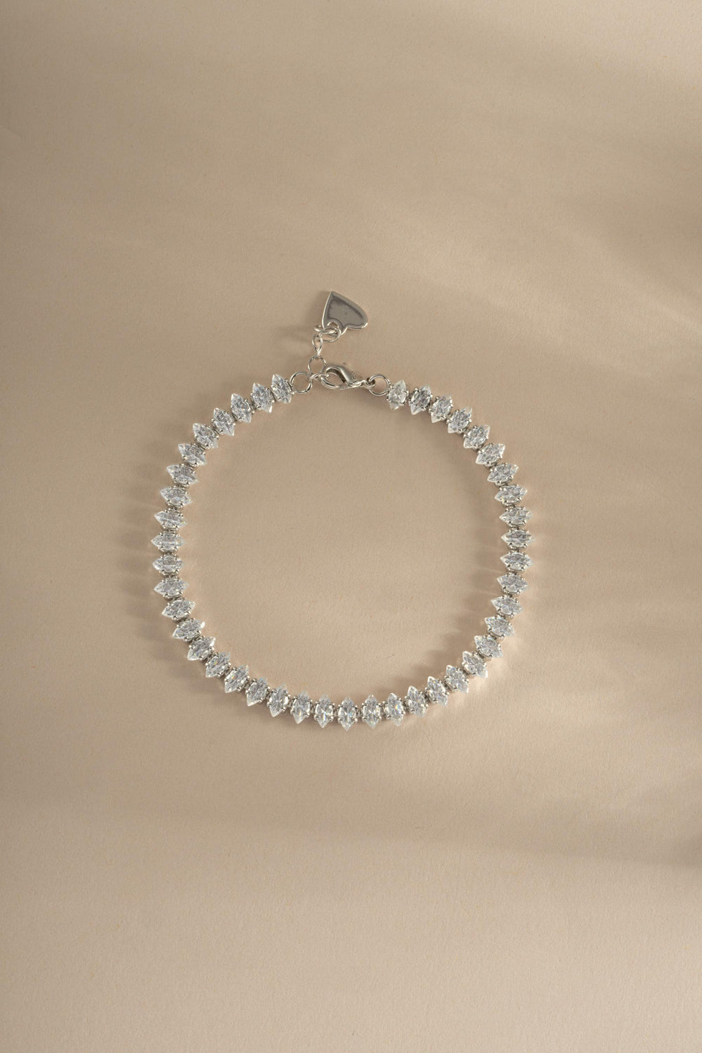 Marquise Tennis Bracelet, Diamond Bracelet, Dainty Bracelet, Gift for Her, Minimalist Bracelet